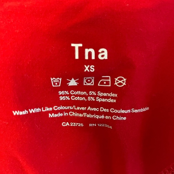 TNA red open back body suit - NEVER WORN perfect condition - Picture 3 of 3